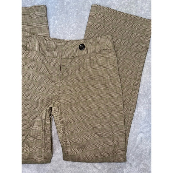 Women’s Green Plaid Tailor B.Moss Stretch Slacks 💚 - Picture 10 of 16